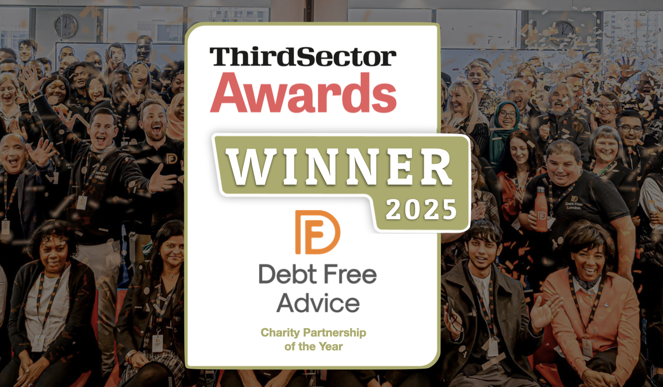 Debt Free Advice wins Charity Partnership of the Year